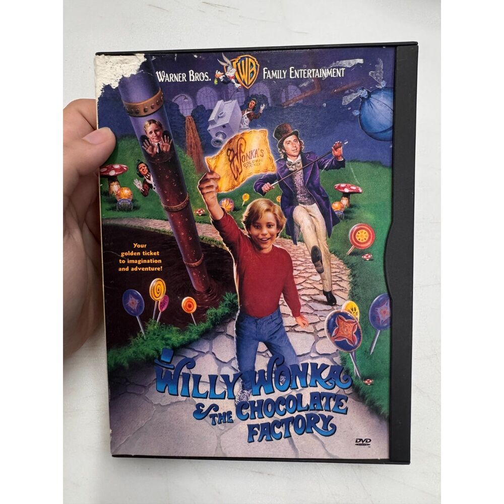 Willy Wonka and the Chocolate Factory [DVD] Disc Tested Working